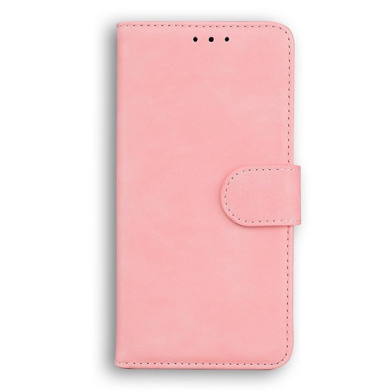 Leather Phone Case Wallet Cover For iPhone XR XS 10 11 Pro 12 mini 13 Pro Max Flip Stand Case Simple Skin-Friendly PU Leather Case Wallet Protective Case Flip Shockproof Mobile Phone Case