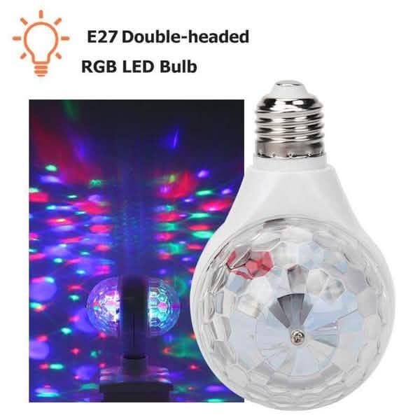 LED 6W Rotating Bulb Light