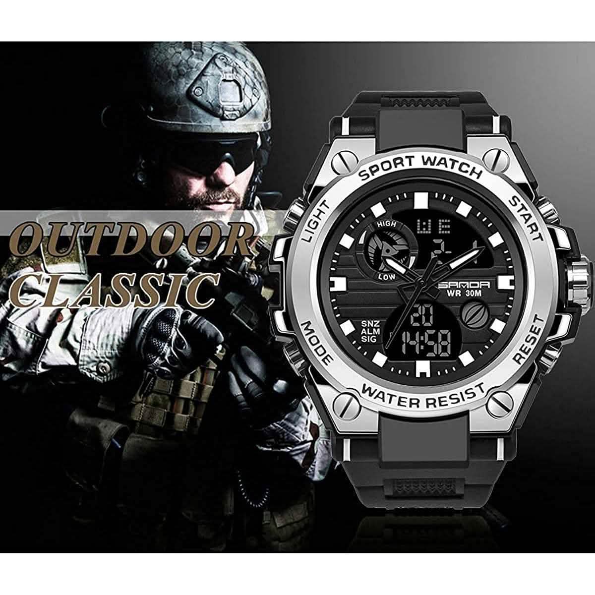 LED Digital Military Watch Classic Casual Sport Watch