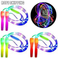 LED Luminous Jump Ropes Skipping Rope Cable For Kids Adjustable Plastic Jump Rope Skipping Rope Outdoor Jump Ropes For Night Exercise Fitness Training Sports