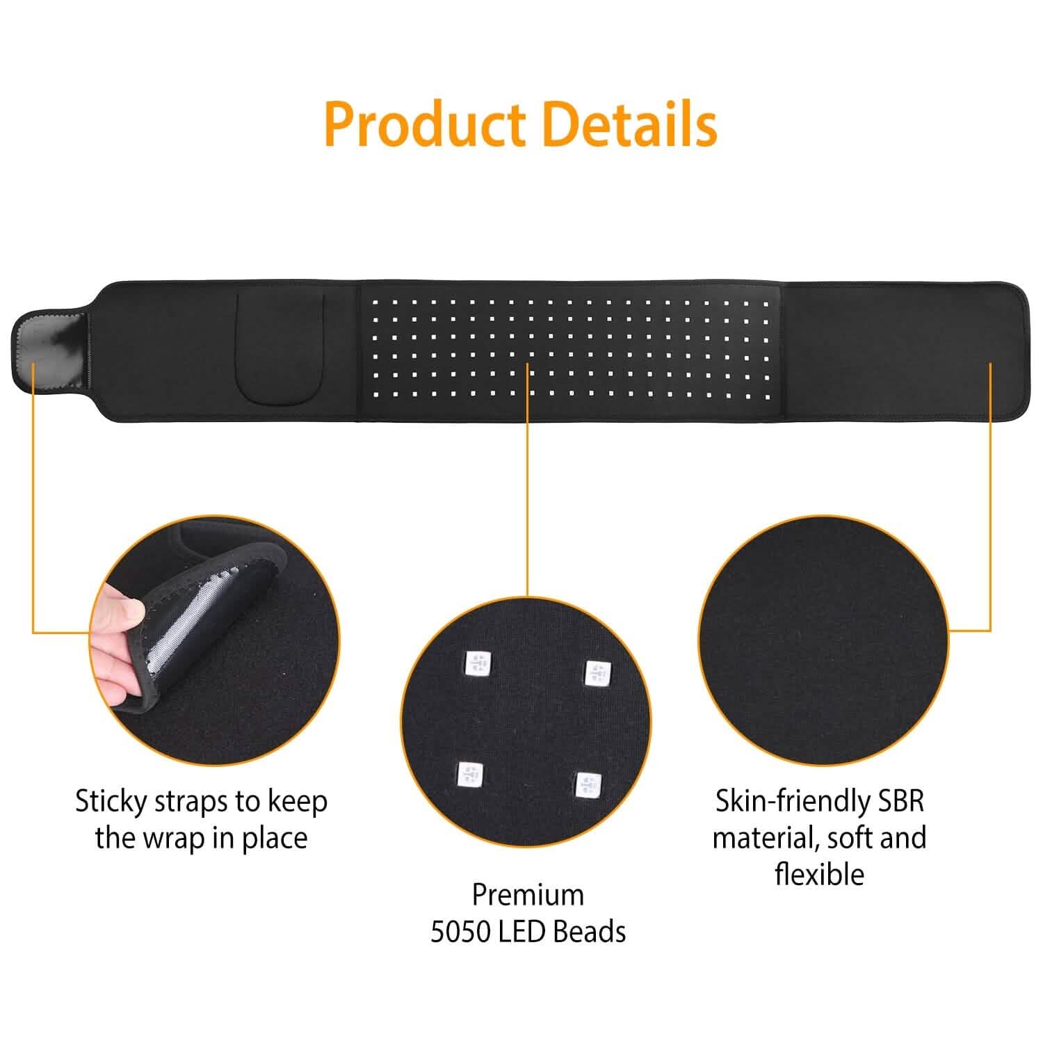 LED Red Light Therapy Belt
