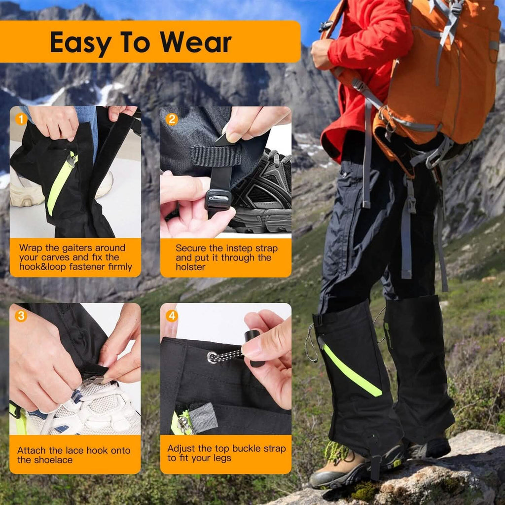Leg Gaters Waterproof Snow Boot