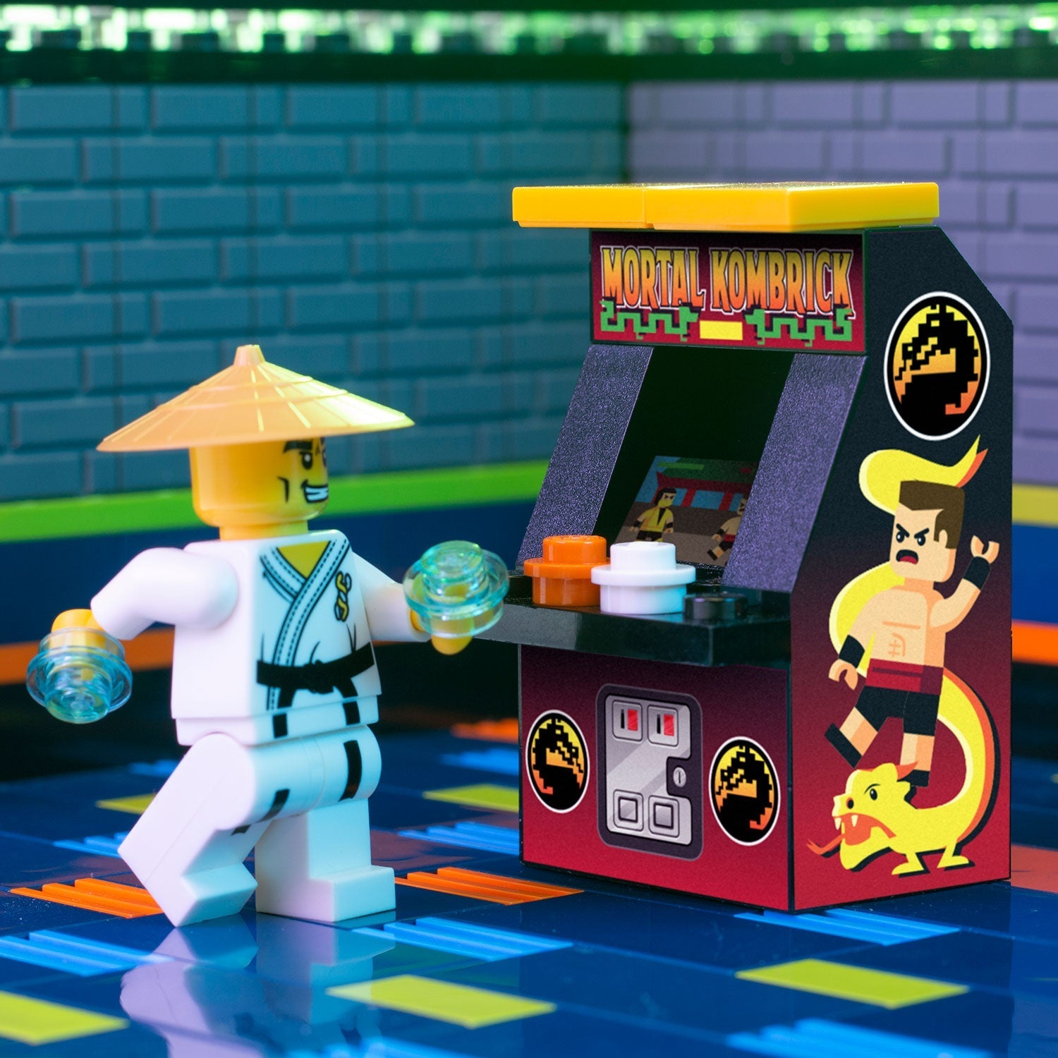 Mortal Kombrick Classic Arcade Machine