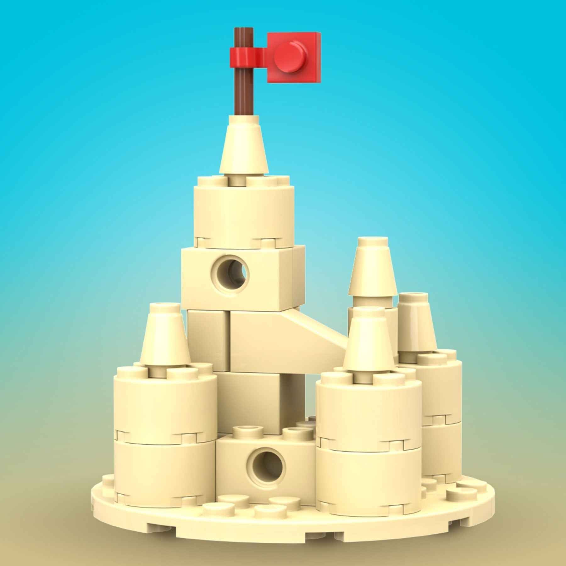 Sand Castle (Summer Fun!) - Custom Building Set