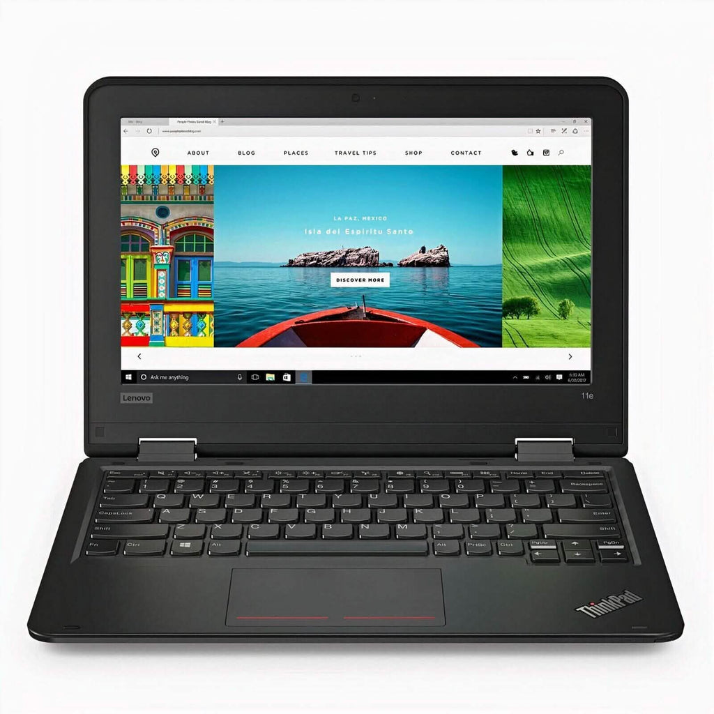 Lenovo ThinkPad 11e 5th Gen Windows 10 Pro Intel Celeron N4100 4GB RAM 128GB SSD (Refurbished)