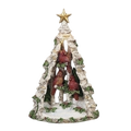 Lighted Cardinal Tree - 7 Inch