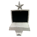 Chalkboard Stocking Hanger - White