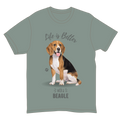 Life is Better with a Beagle T-Shirt -