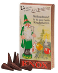 Knox German Scented Incense Cones (Pack Of 24) - Pine