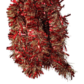 12 foot 6 Ply Luxury Tinsel Garland - Red/Gold