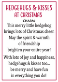 Holiday Hedgehog Charm With Present