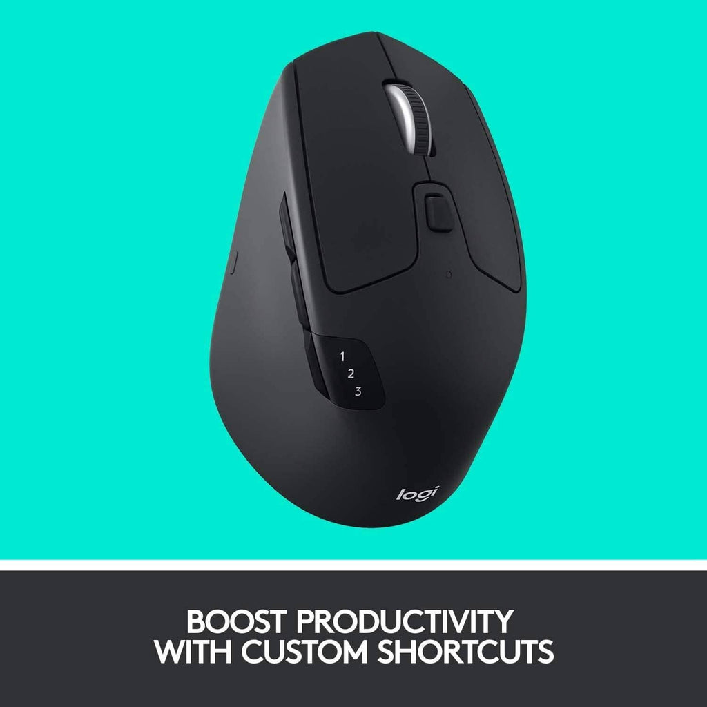 Logitech M720 Wireless Triathlon Mouse with USB Unifying Receiver (Refurbished)