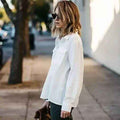 Loose Cut White Linen/Cotton Button Up Breathable Shirt - Size: XL