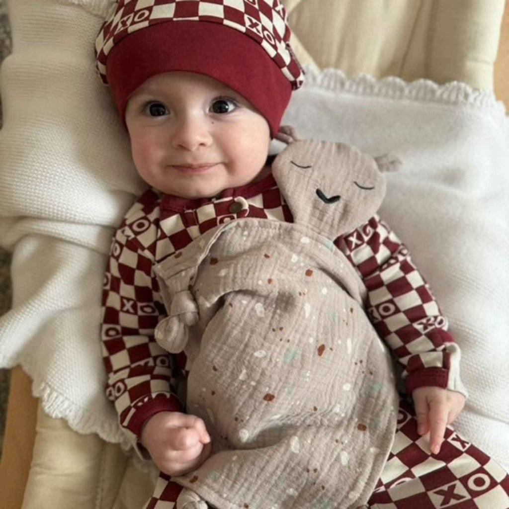 100% Muslin Lovey - Alpaca