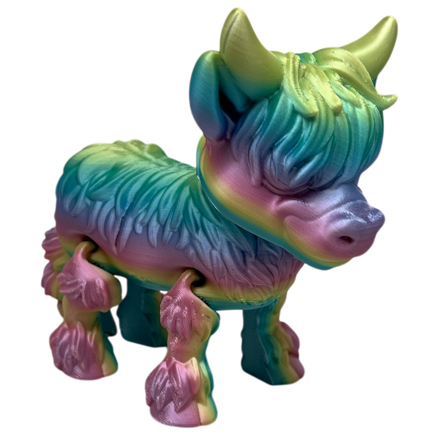 Sweetheart Highland Cow  - Pastel Color