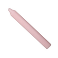 Rustic Taper Dinner Candle - 7 Inch Light Pink
