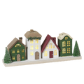 Lighted Holiday Village Scene