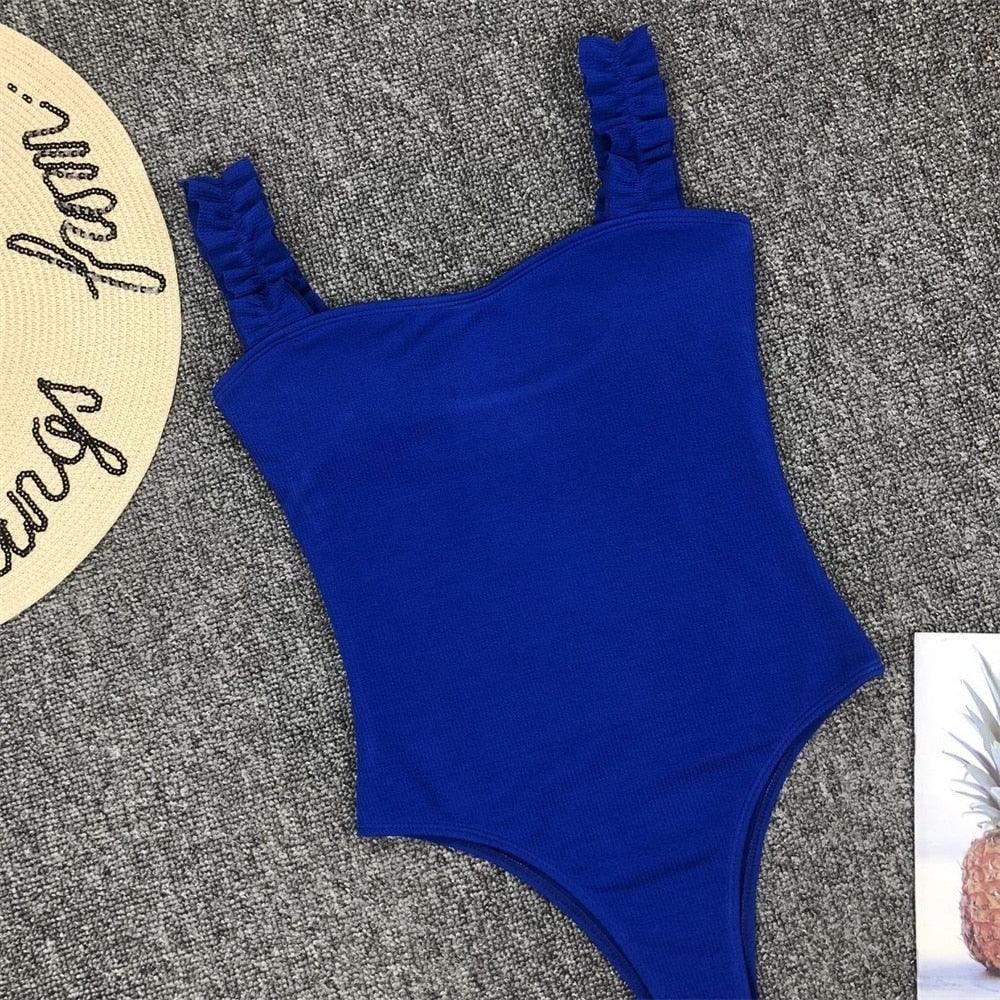 Luxury Black Female Swimsuit Vintage One Piece Ruffled Push Up Tummy Control Swimwear Halter One Piece Slimming Retro Swimsuit Women's Plus Size Push Up Bathing Suit Solid Red Swimwear Women Padded Bathing Suits