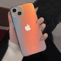 Luxury Colorful Phone Case for iPhone 14 13 Pro Max 12 11 XS X XR 7 Plus 12 13 Mini Shockproof Clear Protective Case Shock-Absorbing Bright Cover Shiny Finish Back Cover