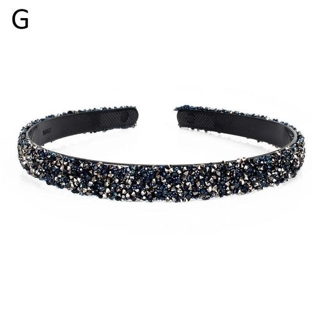 Luxury Crystal Pearl Rhinestone Headbands Fashion Women Hair Accessories Headdress Padded Hairbands Hair Bands Sparkly Hair Hoop Gorgeous Hair Accessories For Women
