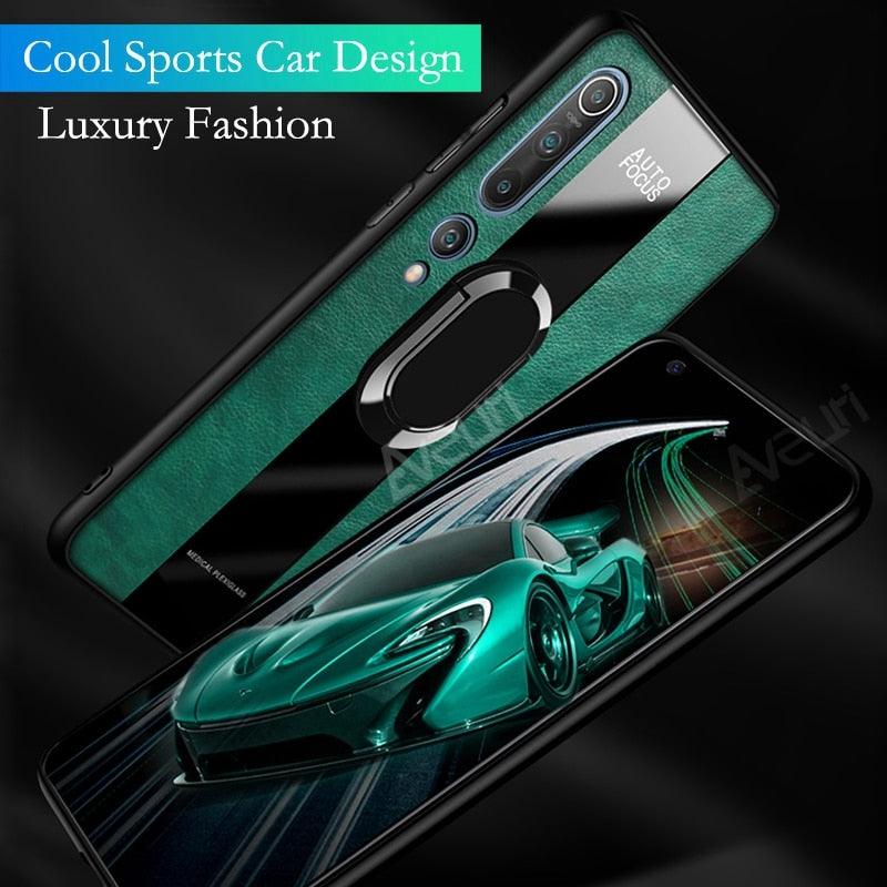 Luxury Leather Phone Case For Xiaomi Mi 11i 9T 10T 11T Pro 11 Lite Redmi Note 9S 7 8 9 10 Pro 8T Cover Case Leather Mobile Phone Case with 360° Rotating Ring Vintage Two Tone Durable Phone Cover