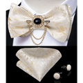 Luxury Pink Solid Men Bow Tie Silk Business Wedding Elegant Bowtie For Men Unique Desing For Every Occasion