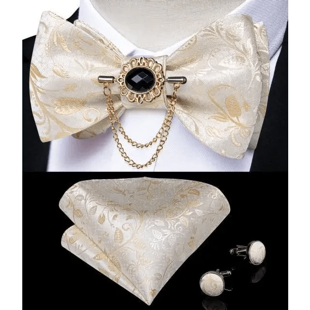 Luxury Pink Solid Men Bow Tie Silk Business Wedding Elegant Bowtie For Men Unique Desing For Every Occasion