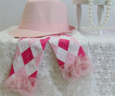 Children's Argyle Pattern Leg Warmers