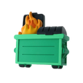 Dumpster Fire Ornament