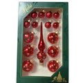 Christmas by Krebs Mini Trimsets with Topper - Red