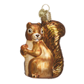 Squirrel Glass Ornaent