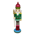 Resin Nutcracker with Moving Digital Eyes - 19 Inch