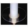 Single Glass Bobeche - Clear Plain