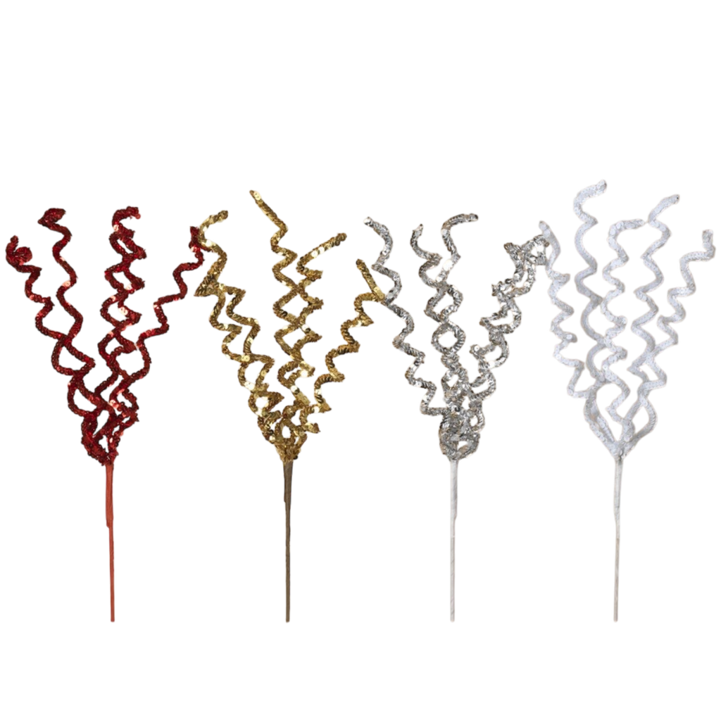 Holiday Swirl Twig 22" Pick -