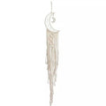 Macrame Woven Wall Hanging Boho Tapestry Moon Star Dreamcatcher Home Decor