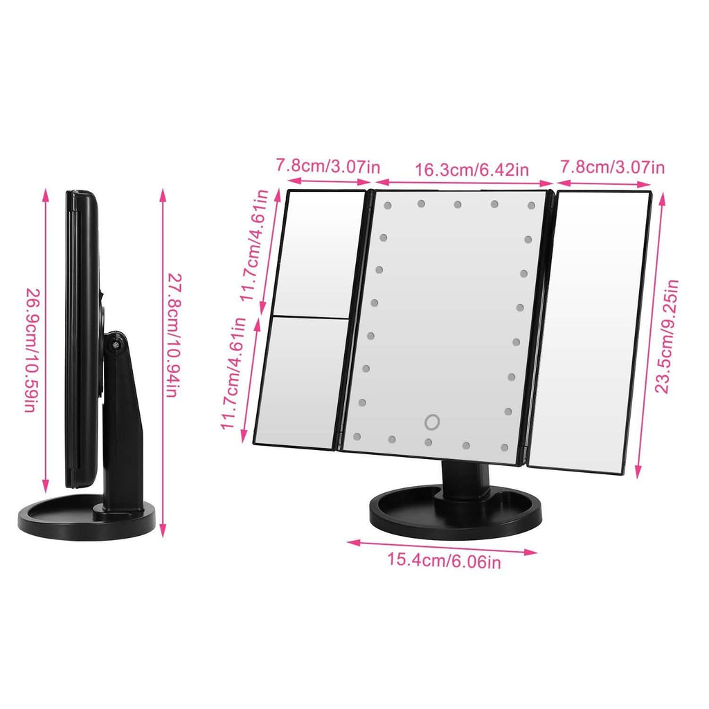 Make Up Mirror with 22 LED Lights