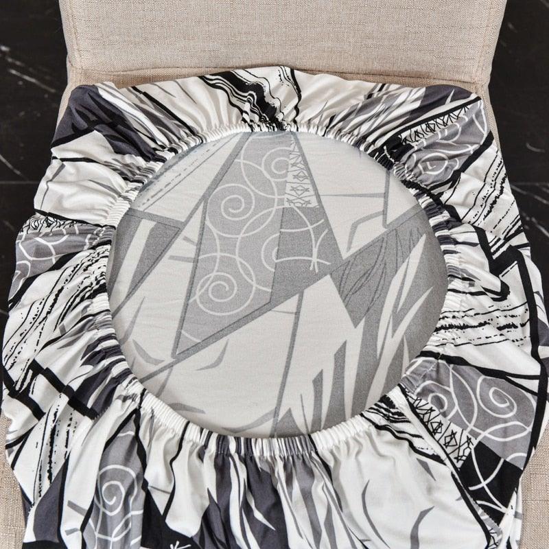 Marble Printed Stretch Chair Cover For Dining Room Office Banquet Chair Protector Elastic Material Armchair Cover  Chair Cover Chair Slipcover Marble Background Texture Parson Chair