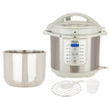 Martha Stewart 8-qt 7-in-1 Digital Stainless Steel Pressure Cooker