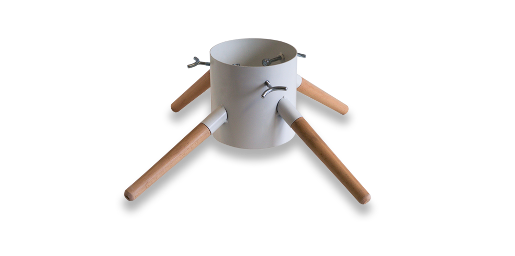 Family Christmas Tree Stand - Large - White