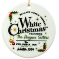 White Christmas  Retro 1954 Holiday Inn Movie  Ornament