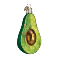 Avocado  Glass Ornament