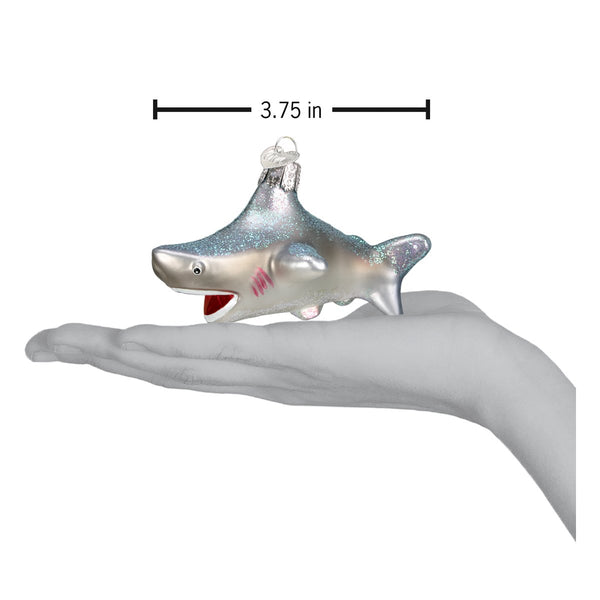 Shark Glass  Ornament