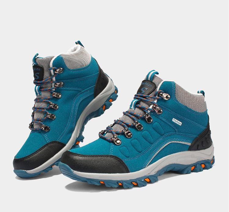 Men's Women's New Outdoor Climbing Hiking Sports Shoes Comfortable Breathable Wear-Resistant Men's Soft Casual Shoes Outdoor Walking Lace Up Anti-Slip Comfortable Ankle Booties