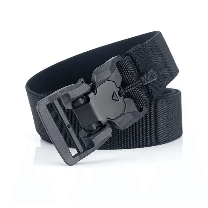 Men Tactical Quick Release Magnetic Buckle Belt Classic Soft Nylon Sports Duty Work Belts