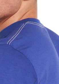 Clearance Men's Bamboo Viscose Long Sleeve Contrast Stitch T-Shirt