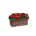 Poinsettia Planter Village Accessory