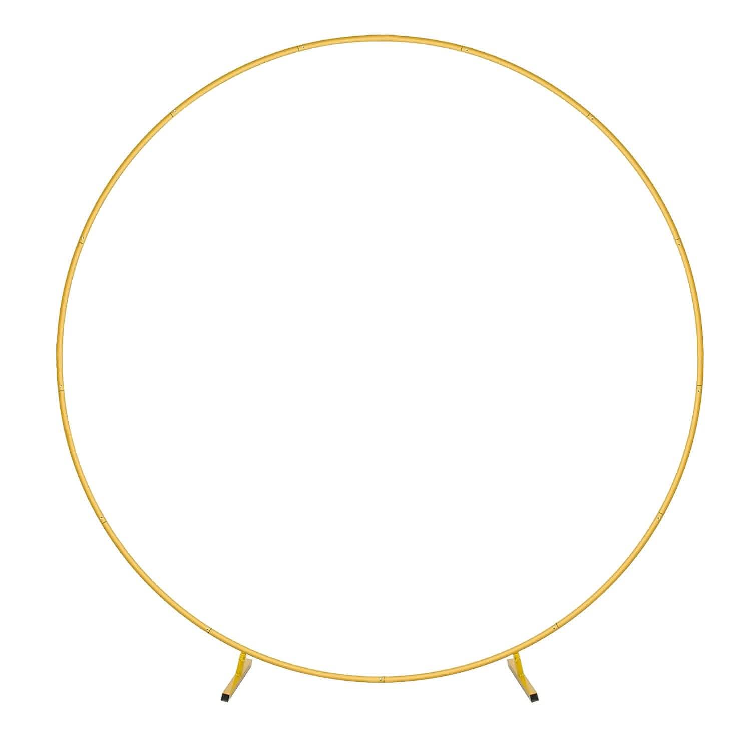 Metal Round Arch Reusable Backdrop Stand with Balloon Tools