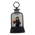 Lighted Waterglobe Lantern - Grim Reaper