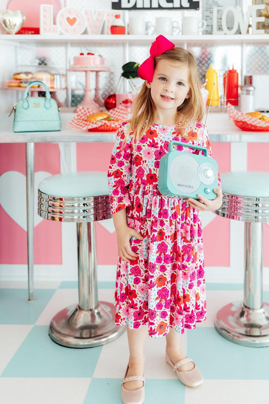 Secret Garden 3/4 Pocket Twirl Dress