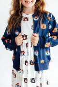 Auburn Blue Aubie Satin Jacket